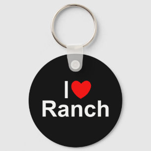 Porte-clés I Love (Coeur) Ranch