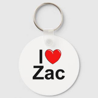 Porte-clés I Love (Coeur) Zac