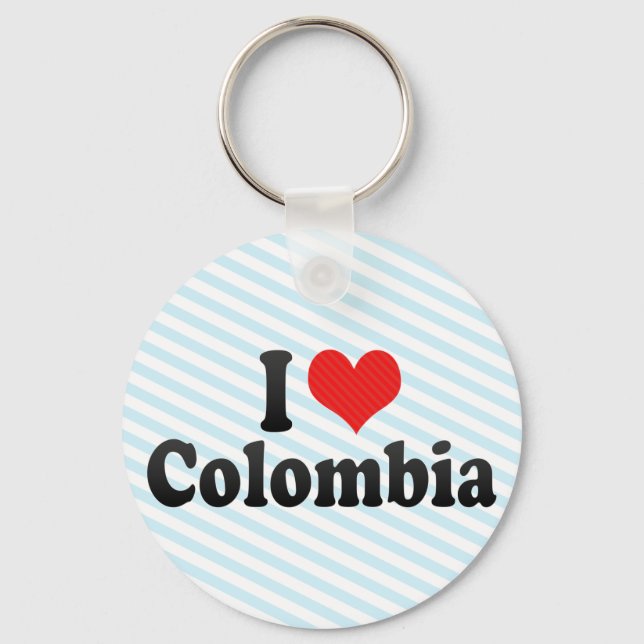 Porte-clés I Love Colombia (Recto)