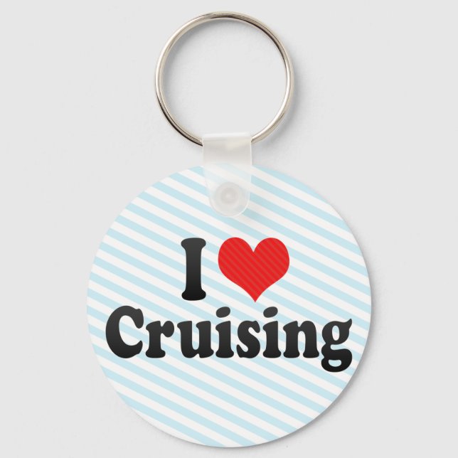 Porte-clés I Love Cruising (Recto)