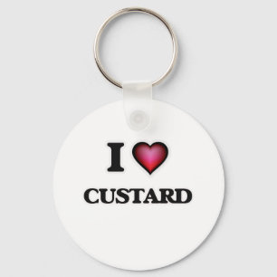 Porte-clés I love Custard