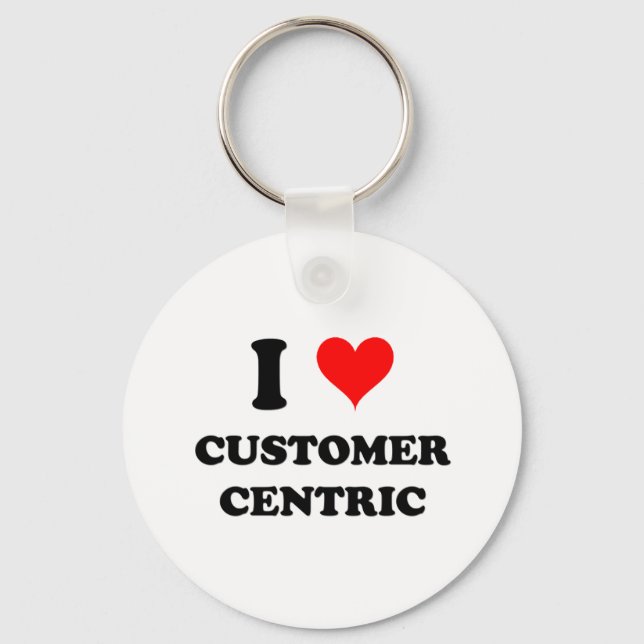Porte-clés I Love Customer Centric (Recto)