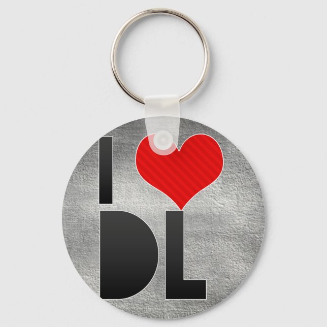 Porte-clés I Love DL (Recto)