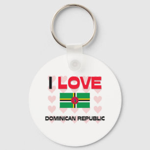 Porte-clés I Love Dominican Republic
