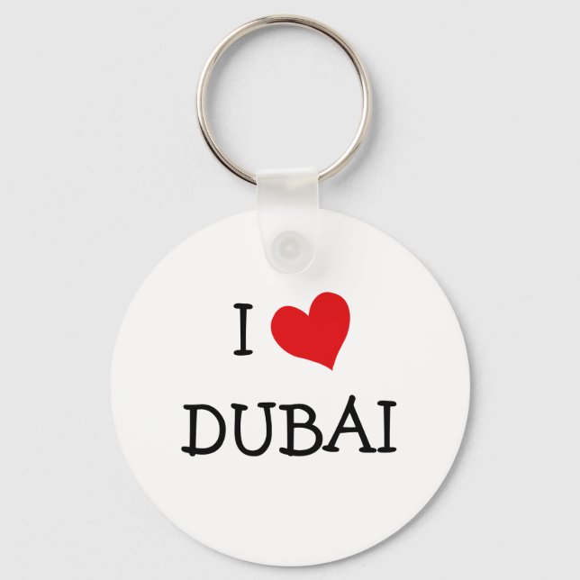 Porte-clés I Love DUBAI (Recto)