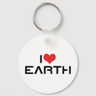 Porte-clés I Love Earth Porte - clé