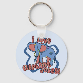 Porte-clés I Love Elephant plaisante Porte - clé