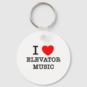 Porte-clés I Love Elevator Music
