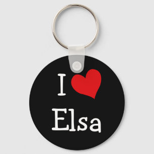 Porte-clés I Love Elsa