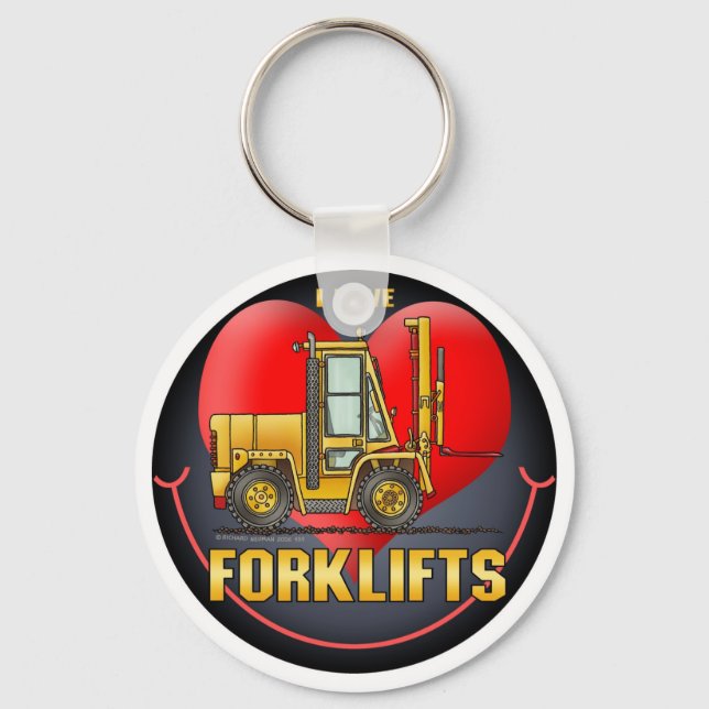 Porte-clés I Love Forklifts Porte - clé (Recto)