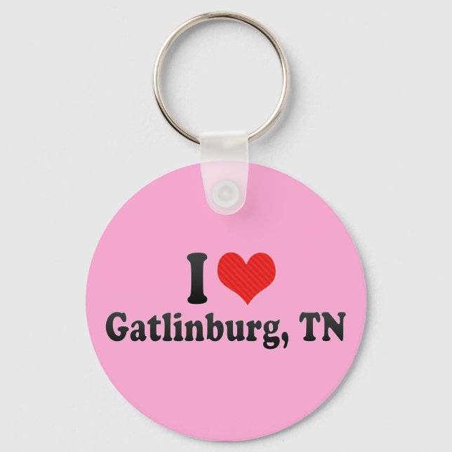 Porte-clés I Love Gatlinburg, TN (Recto)