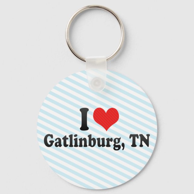 Porte-clés I Love Gatlinburg, TN (Recto)