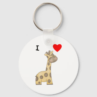 Porte-clés I Love Giraffes (3)