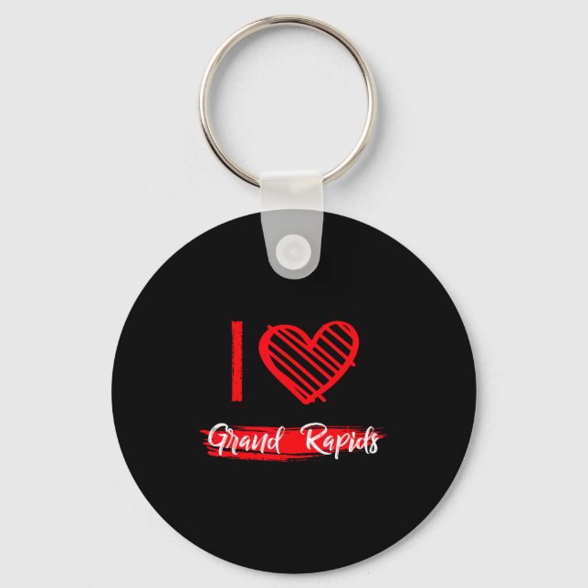 Porte-clés I Love Grand Rads I Heart Grand Rads  (Recto)