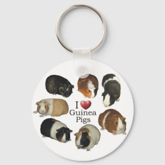 Porte-clés I Love Guinea Pigs - Porte - clé