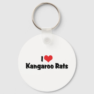 Porte-clés I Love Heart Kangaroo Rats