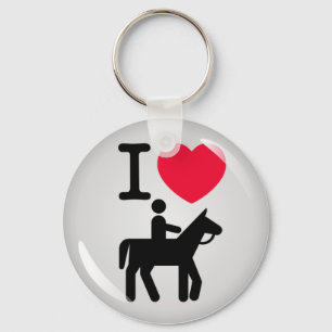 Porte-clés I love horsering