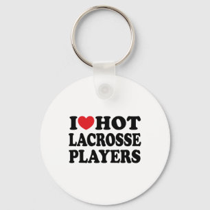 Porte-clés I Love Hot Lacrosse Joueurs I Heart Hot Lacrosse P