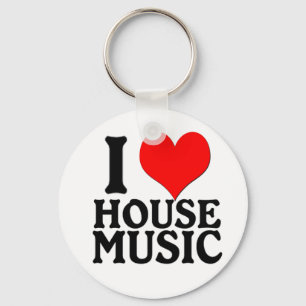 Porte-clés I Love House Music Porte - clé
