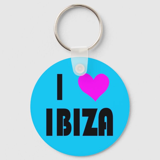Porte-clés I Love Ibiza porte - clé (Recto)