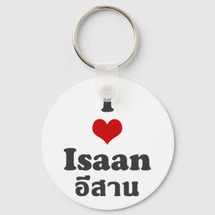 Porte-clés I Love Isaan Thailand