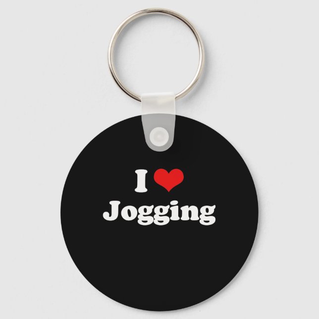 Porte-clés I Love Jogging Tshirt (Recto)
