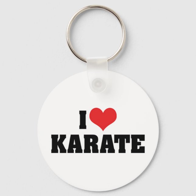 Porte-clés I Love Karate Porte - clé (Recto)