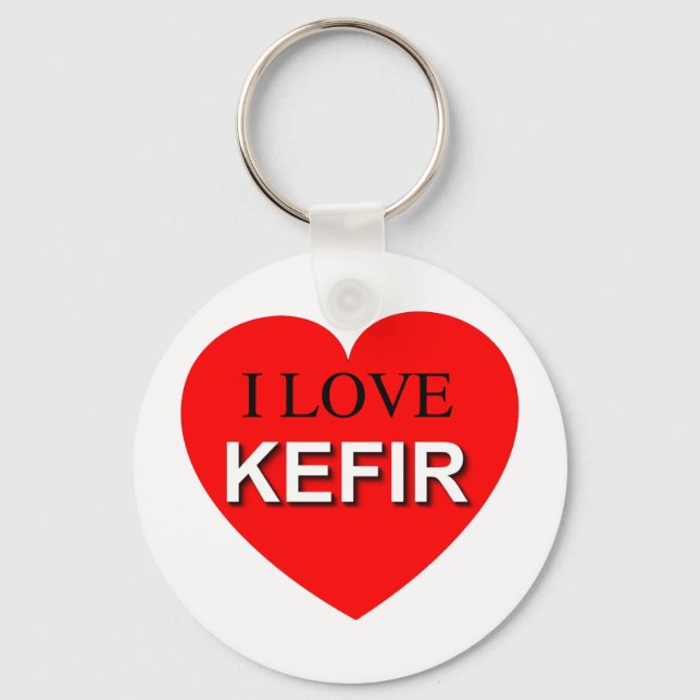 Porte-clés I Love Kefir (Recto)