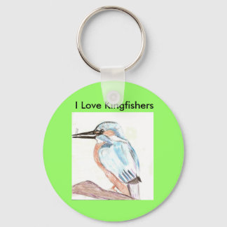 Porte-clés I Love Kingfish Key Ring