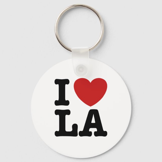 Porte-clés I Love LA (Recto)