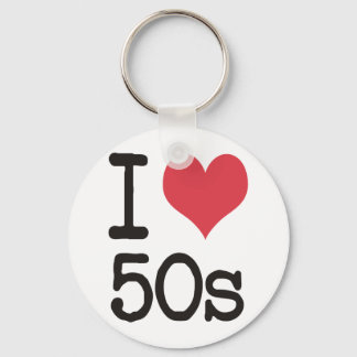 Porte-clés I Love les années 50 Products & Designs!