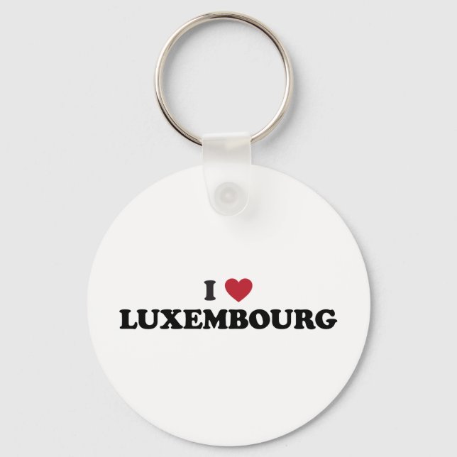 Porte-clés I Love Luxembourg (Recto)