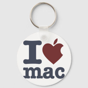 Porte-clés I Love Mac