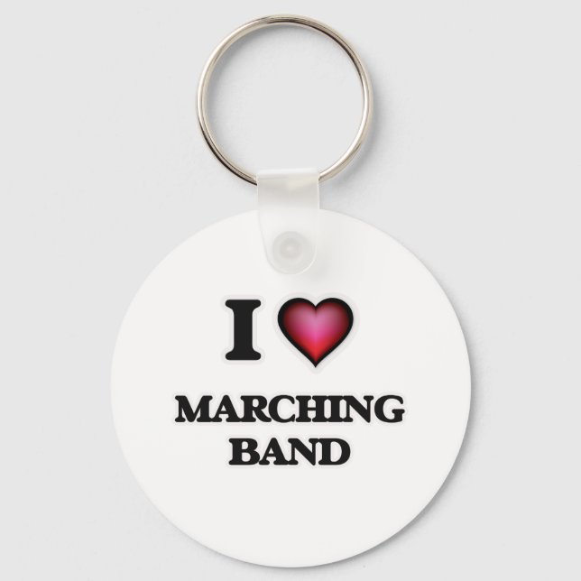 Porte-clés I Love Marching Band (Recto)