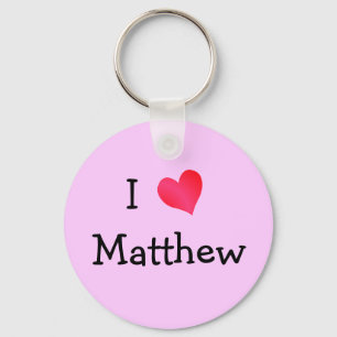 Porte-clés I Love Matthew