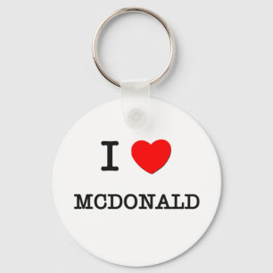 Porte-clés I Love Mcdonald