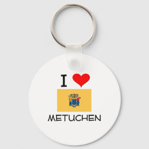 Porte-clés I Love Metuchen New Jersey