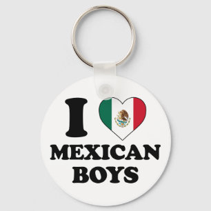Porte-clés I love Mexicain boys