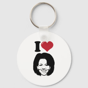 Porte-clés I Love Michelle Obama