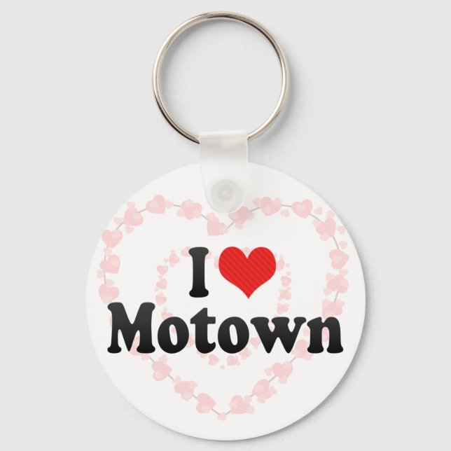 Porte-clés I Love Motown (Recto)