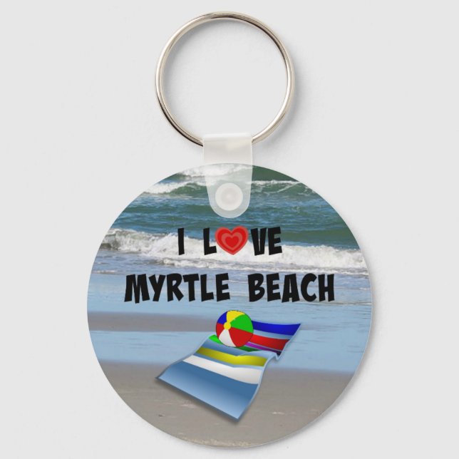 Porte-clés I Love Myrtle Beach (Recto)