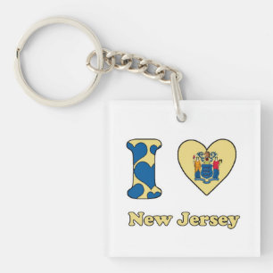 Porte-clés I love New Jersey