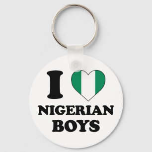 Porte-clés I love Nigérian Boys