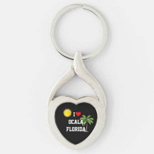 Porte-clés I Love Ocala, Floride