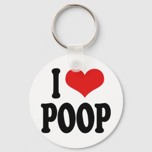 Porte-clés I Love Poop