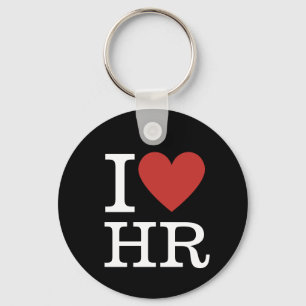 Porte-clés I ❤️ Love Porte - clé RH, Département des ressourc