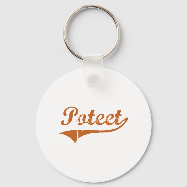 Porte-clés I Love Poteet Texas (Recto)