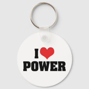 Porte-clés I Love Power Porte - clé