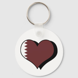 Porte-clés I Love Qatar Porte - clé