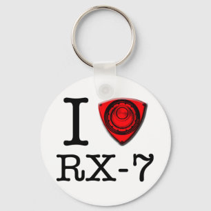 Porte-clés I love RX-7 keychain
